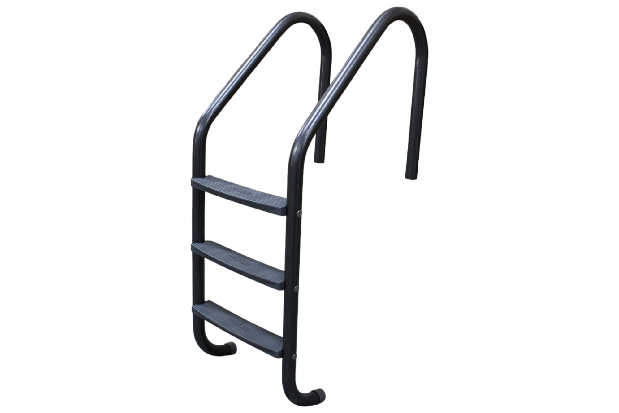 Global Gray Granite 3 Step Ladder W/Gt - RAILS